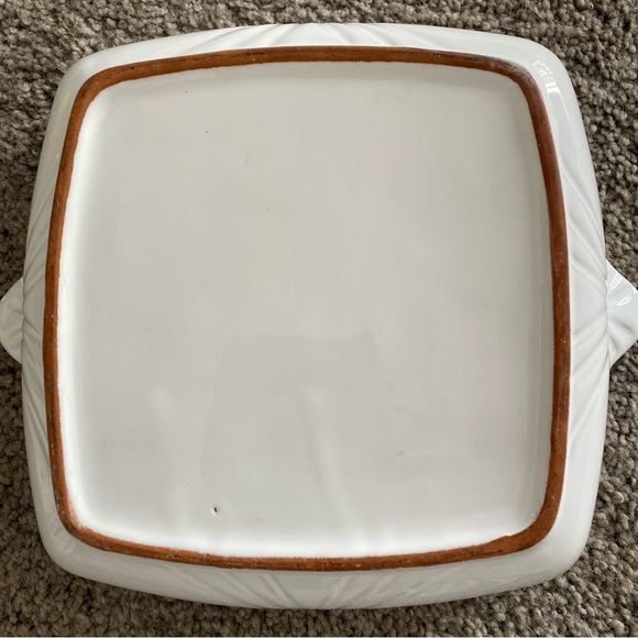 Vintage Pasta Dish 8”x8” - Picture 2 of 3